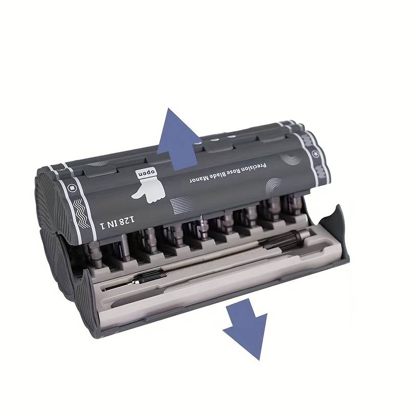 đ„ 128-in-1-PrĂ€zisionsschraubendreher-Set, Demontage- und Reparaturwerkzeuge, multifunktionales Handschraubendreher-Buchset