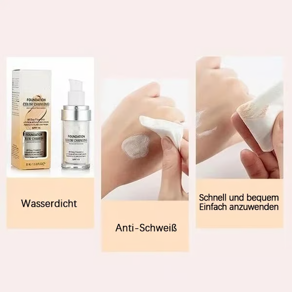 🎁Letzter Tag - Kaufe 2 und erhalte 1 gratis🎉Farbwechselnde Foundation für reife Haut