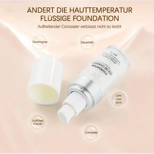 🎁Letzter Tag - Kaufe 2 und erhalte 1 gratis🎉Farbwechselnde Foundation für reife Haut