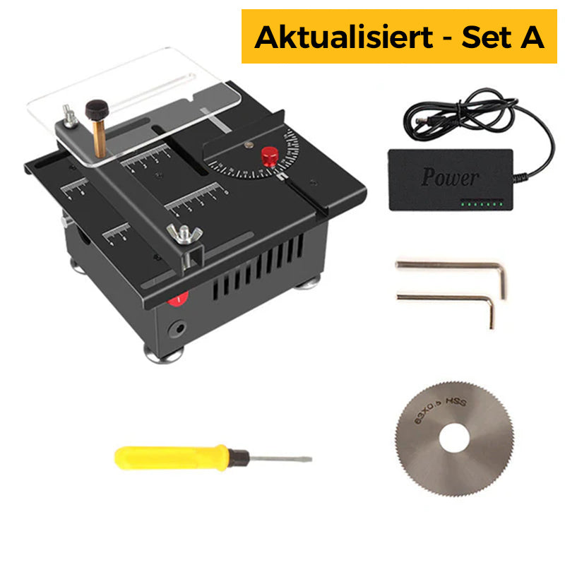 🗜️Multifunktionale Präzisions-Mini-Tischkreissäge