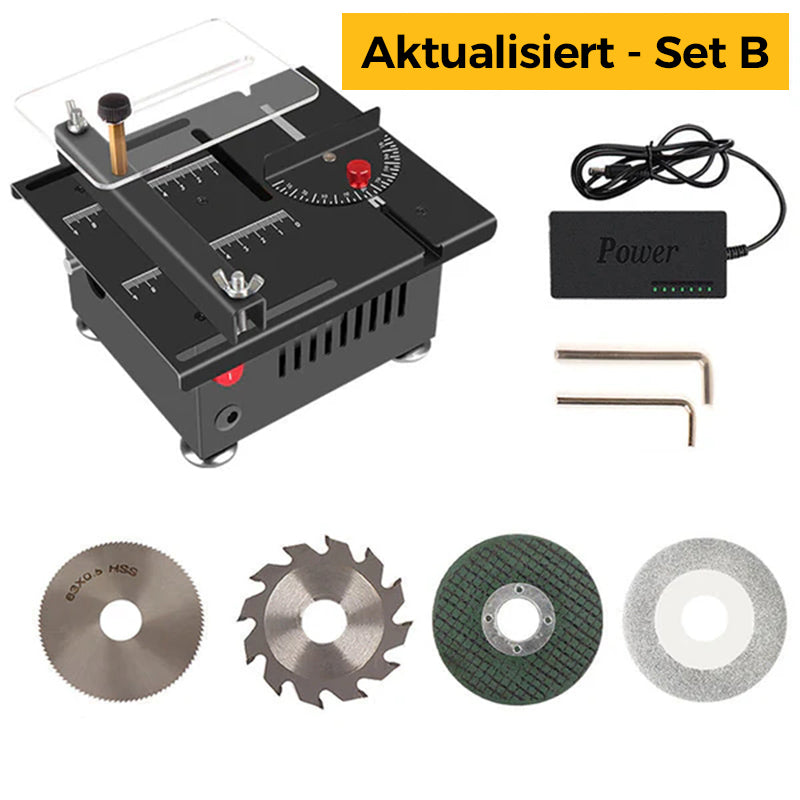🗜️Multifunktionale Präzisions-Mini-Tischkreissäge