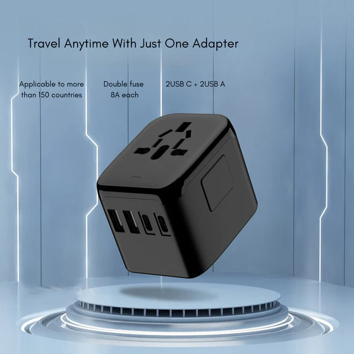🔥450% Rabatt für begrenzte Zeit💥Universeller 100V-220V Smart Travel Adapter Spannungswandler