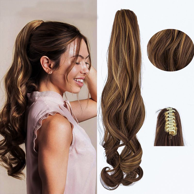 Dreamy Wavy Ponytail Hair Extensions with Clips(50% OFF)
