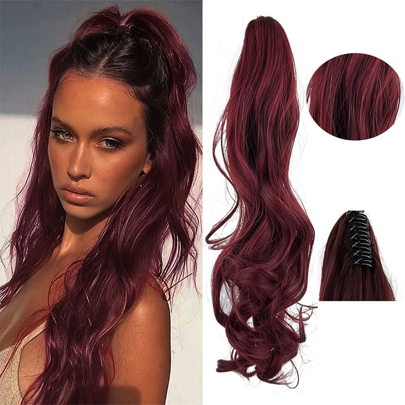 Dreamy Wavy Ponytail Hair Extensions with Clips(50% OFF)