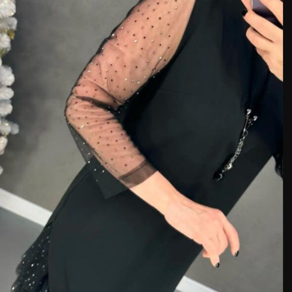 🎅Weihnachts-Specials💥Black-Short Evening Dress