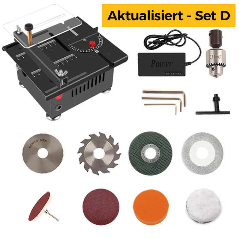 🗜️Multifunktionale Präzisions-Mini-Tischkreissäge