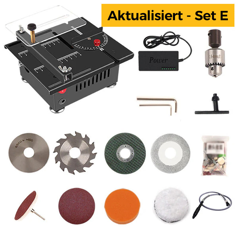 🗜️Multifunktionale Präzisions-Mini-Tischkreissäge