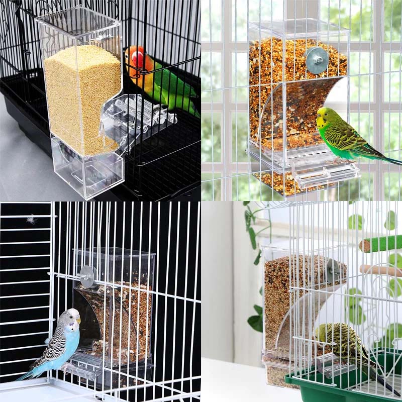 🔥KAUFEN SIE 2 UND ERHALTEN SIE 10 % RABATT💝Automatischer, auslaufsicherer, transparenter Vogelfutterspender