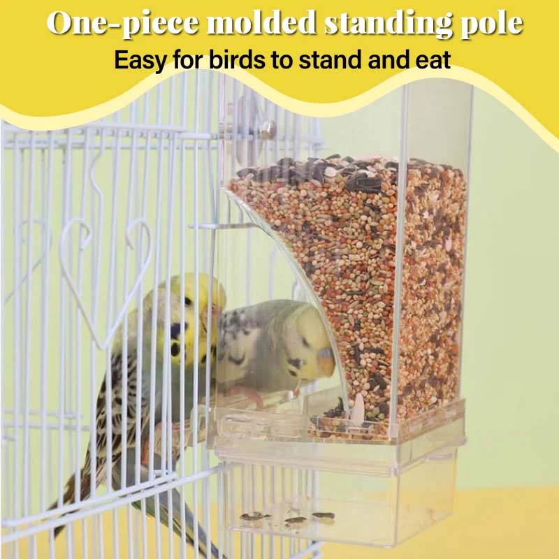🔥KAUFEN SIE 2 UND ERHALTEN SIE 10 % RABATT💝Automatischer, auslaufsicherer, transparenter Vogelfutterspender
