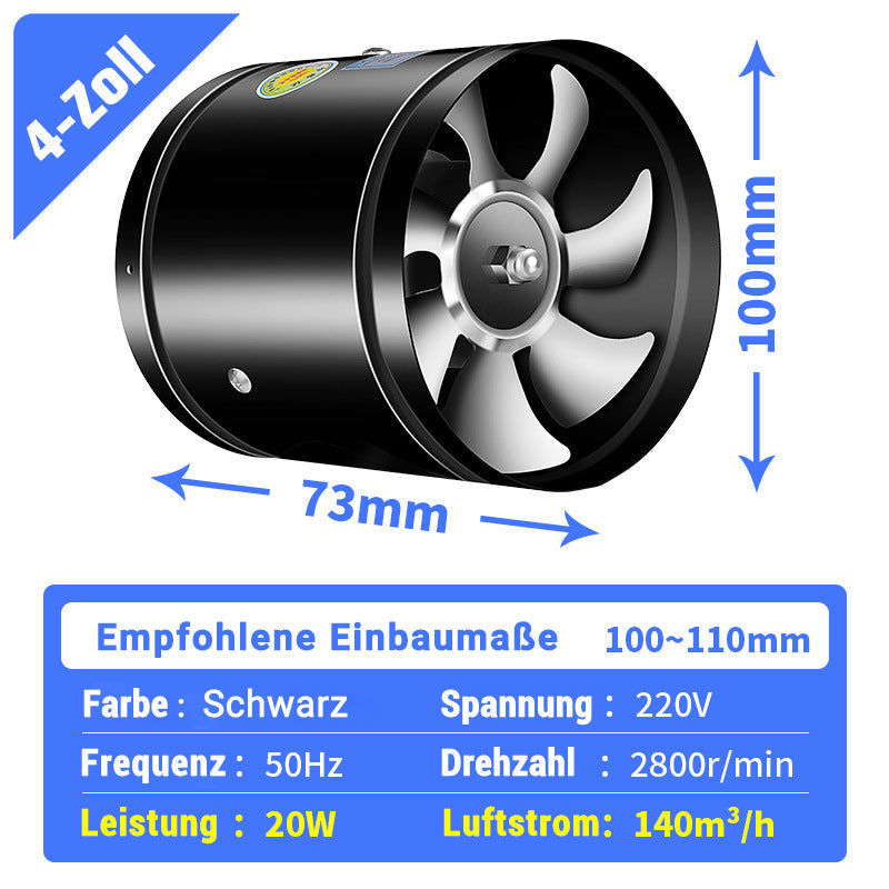 🏅Super Saugkraft🌪️Multifunktionaler, leistungsstarker, leiser Abluftventilator
