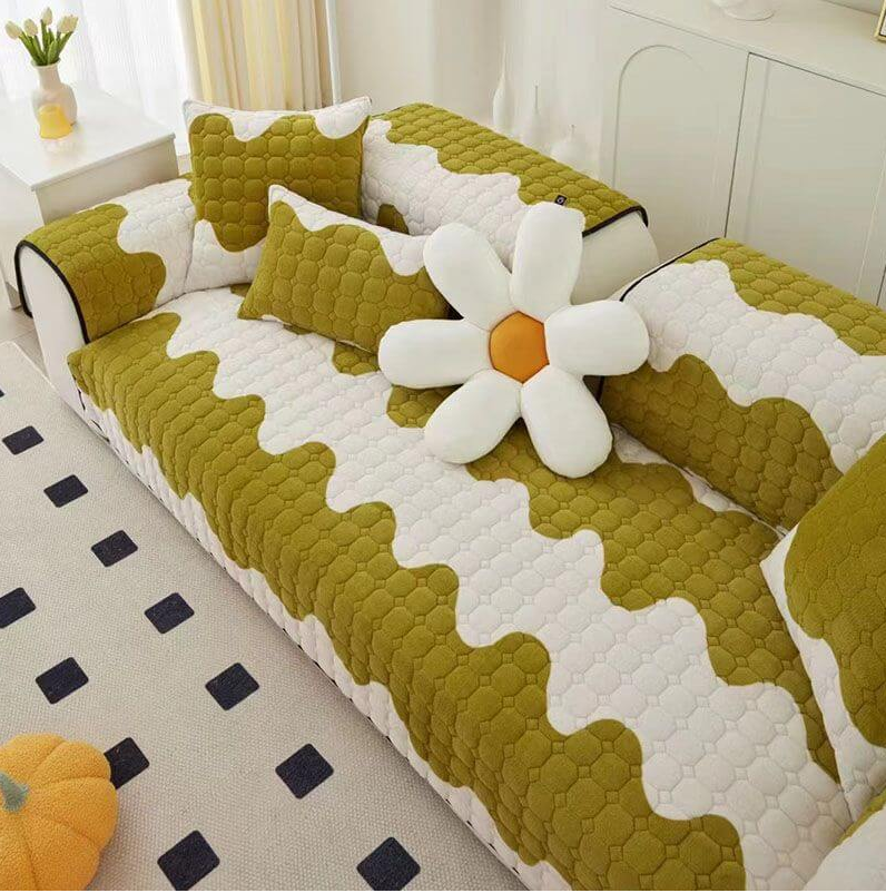 Milk Velvet Sofa Cover Möbel Anti-Rutsch-Schutz Couch Cover