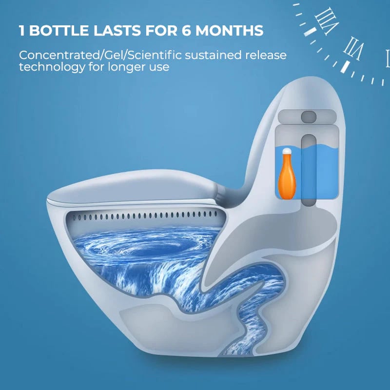 🎁 HEISS 50 % RABATT⏳Bowling Blue Bubble WC-Schüsselreiniger