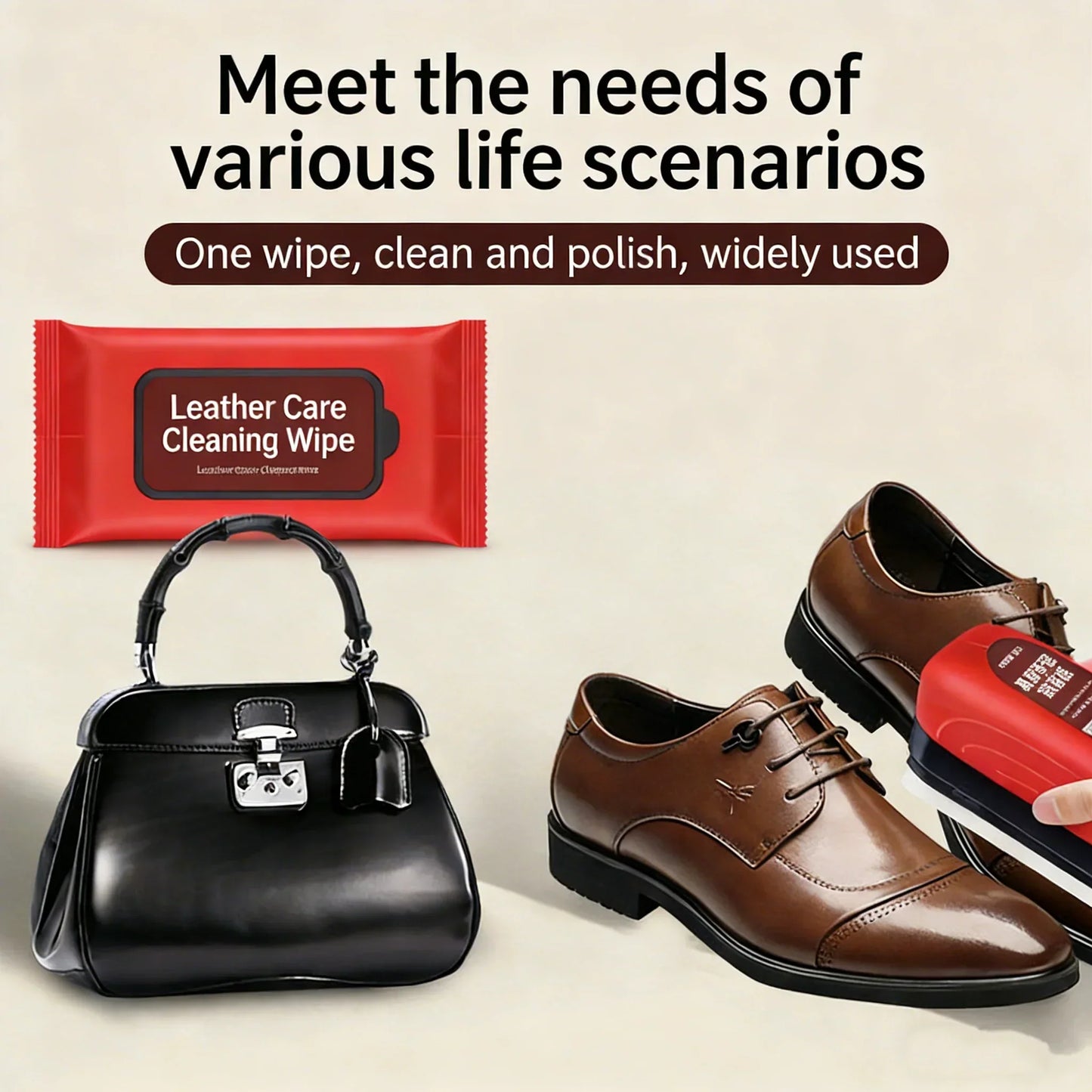 🚗 2 KAUFEN, 1 GRATIS! ✨ Mehrzweck-Lederöl-Pflegebürste – Repariert mühelos Kratzer im Leder 🧼