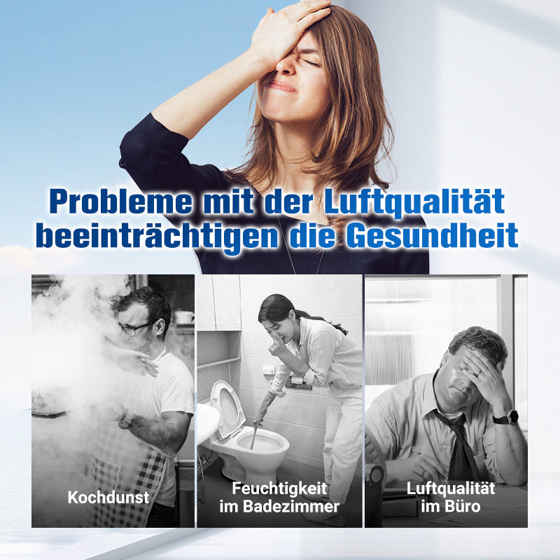 🏅Super Saugkraft🌪️Multifunktionaler, leistungsstarker, leiser Abluftventilator