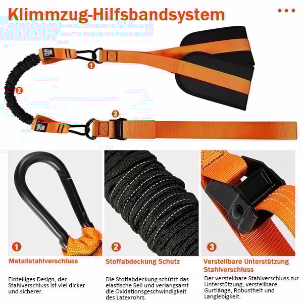 🔥Heißer Verkauf - 49% Rabatt🔥Hochbelastbares Klimmzug-Trainingsband