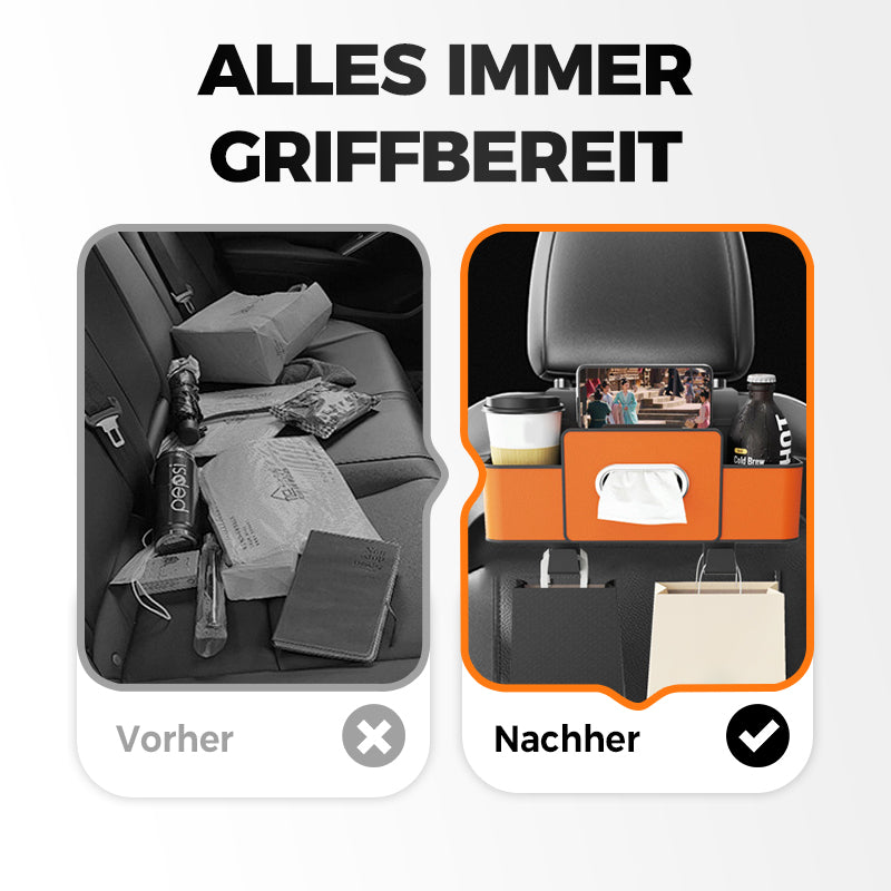 Car Multi-Function Backrest Storage Box