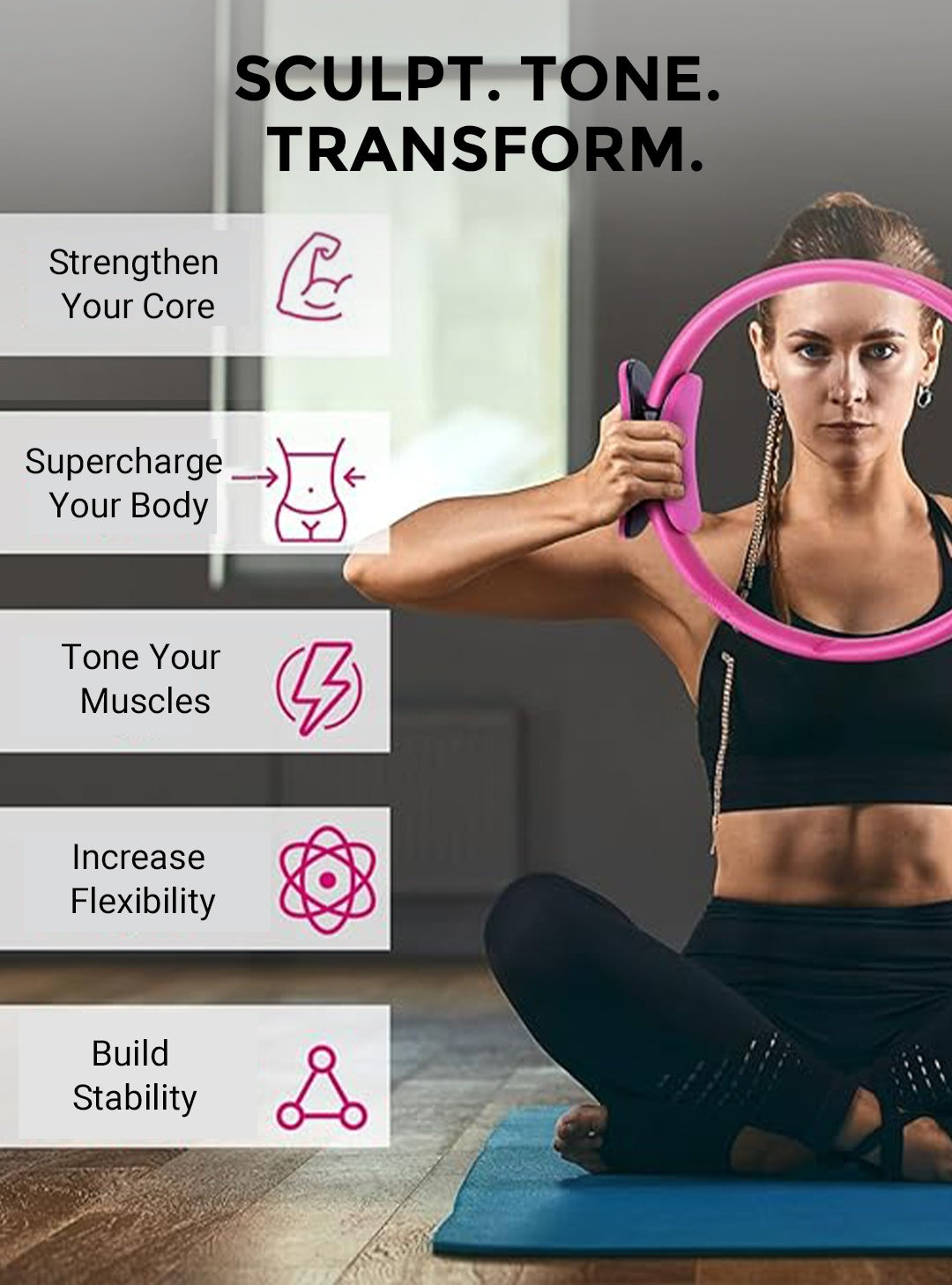 🔥 49% Rabatt auf Sommerverkäufe 🔥 Pilates Loop Fitness Coach