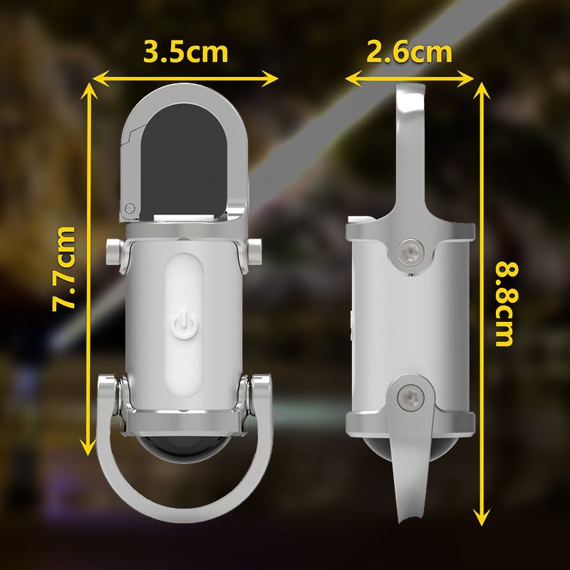 🔥Heißer Verkauf🔥1200LM Superhelle Mini-Schlüsselanhänger-Taschenlampe Wasserdicht