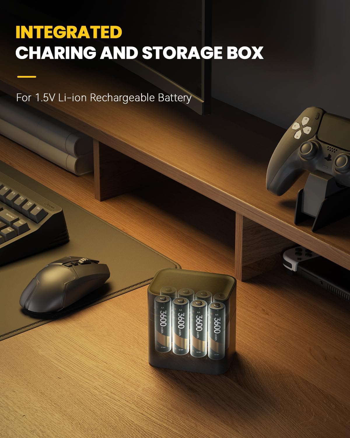 ⏳Begrenzte Zeit 50% Rabatt💥🔋Lithium-Ionen-Batterie mit integriertem Ladegerät💡Überladungsschutz