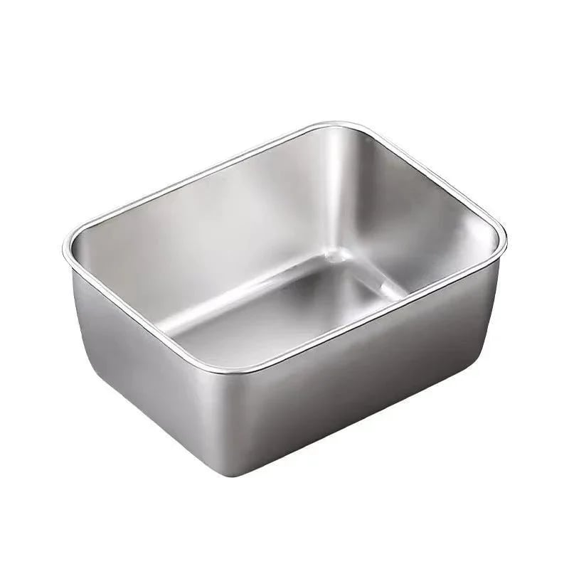 🔥Kaufe 3 und erhalte 2 gratis🔥- Quadratische Platte aus Edelstahl🥗
