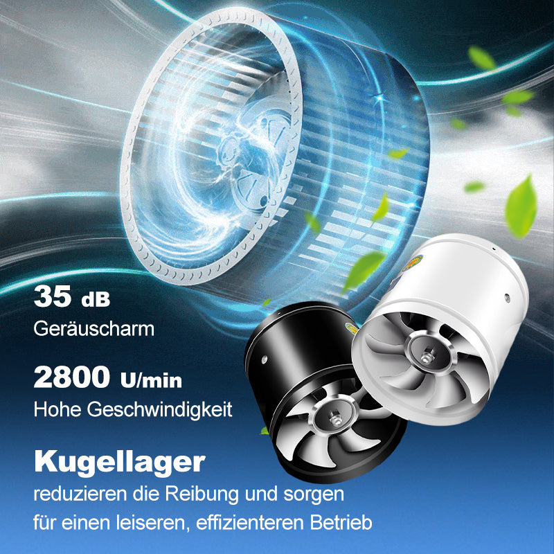 🏅Super Saugkraft🌪️Multifunktionaler, leistungsstarker, leiser Abluftventilator