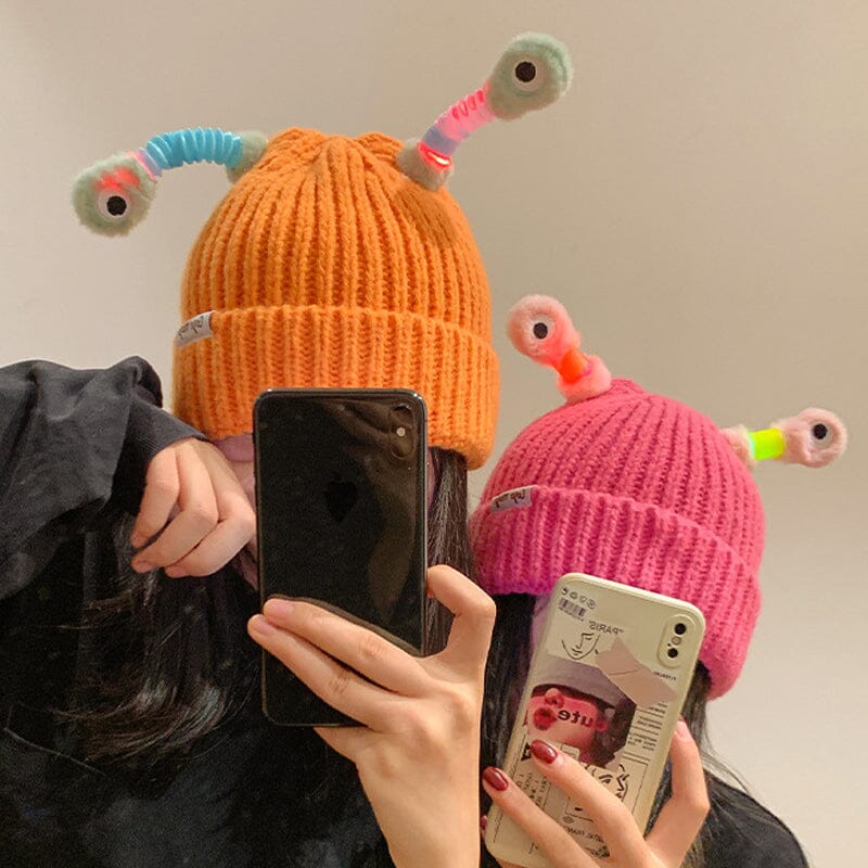 🎅Weihnachtsgeschenkidee!🎁Leuchtende kleine Monstermütze