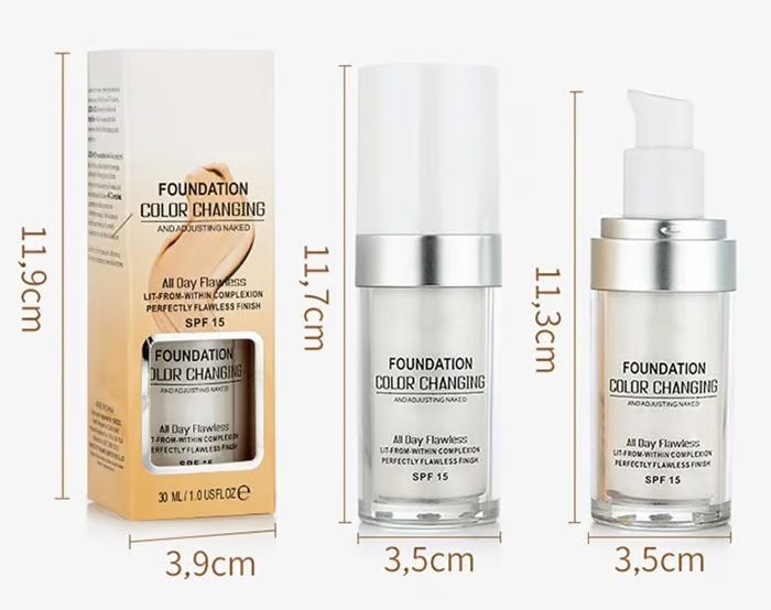 🎁Letzter Tag - Kaufe 2 und erhalte 1 gratis🎉Farbwechselnde Foundation für reife Haut