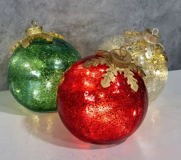 🔥Black-Friday-Mega-Angebot – 50 % Rabatt!🎅Glastischplatten-Weihnachtsschmuck【3 Stück】🔔🎁