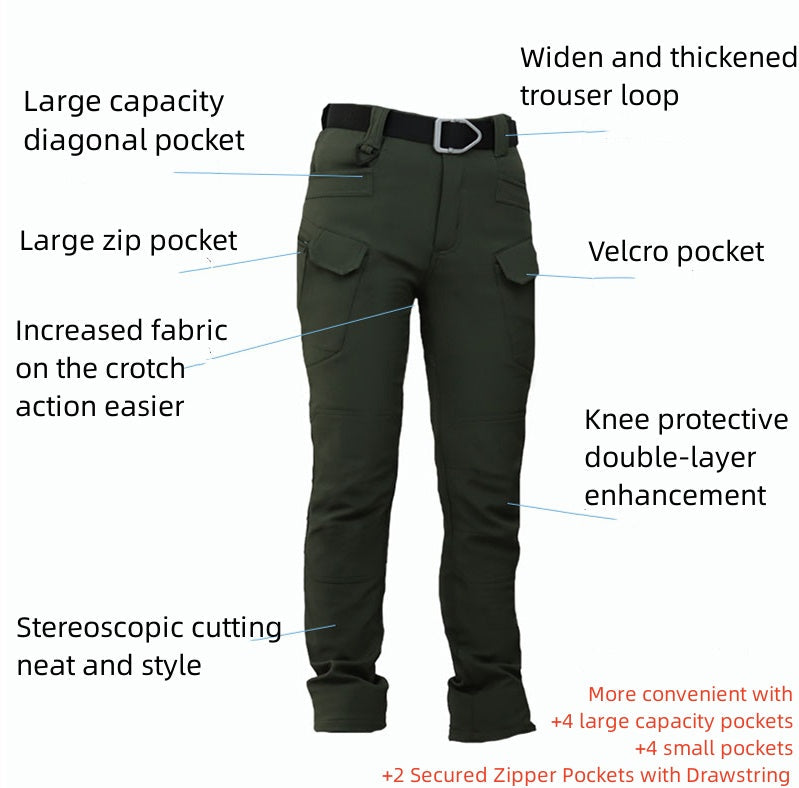 😎Wasserdichte Softshell-Winterhose für Männer