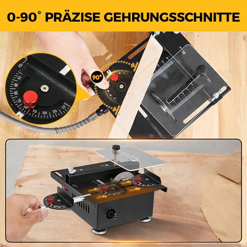 🗜️Multifunktionale Präzisions-Mini-Tischkreissäge