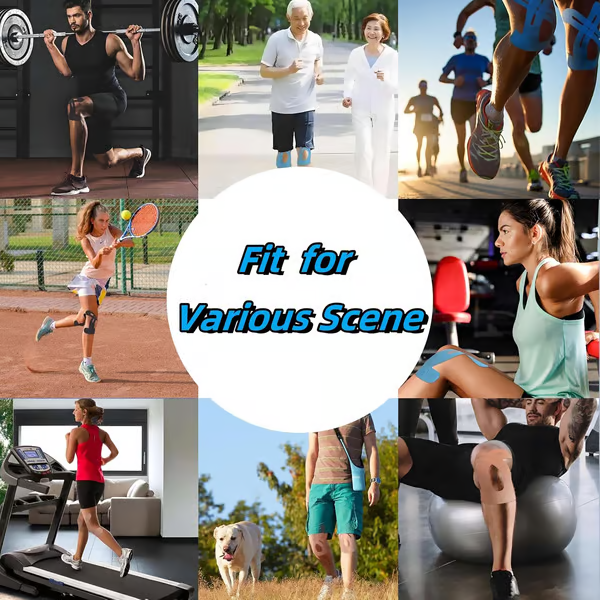 ⏳Begrenzte Zeit 50% Rabatt💥10/20Stück vorgeschnittenes Kinesiologie-Band für Knie