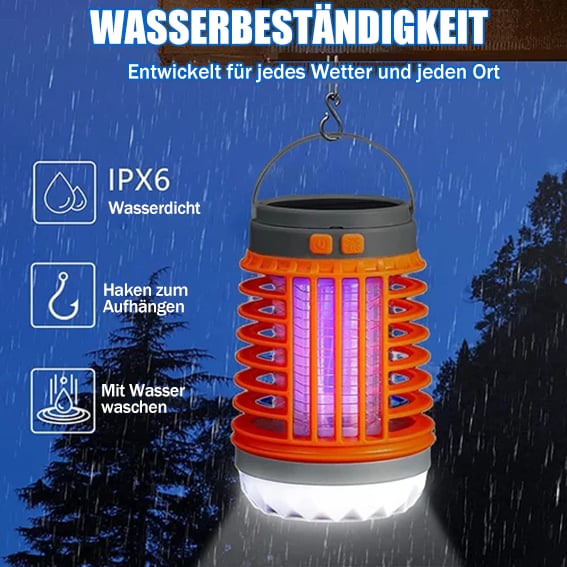 ⏳Begrenzte Zeit 44% Rabatt💥Multifunktionale Solar-Camping-Mückenvernichtungslampe