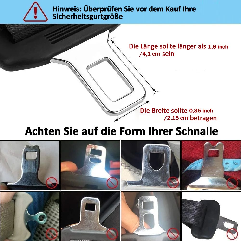 đ„Auto-Gurtschloss-VerlĂ€ngerung, Sicherheitsgurt-Clips