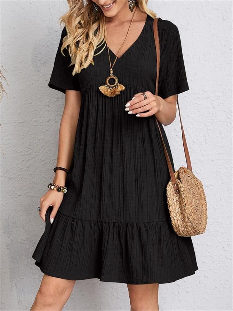 🎁Ostern Heißer Verkauf 50% Rabatt💥Kleid mit lockerer Taillenschnürung