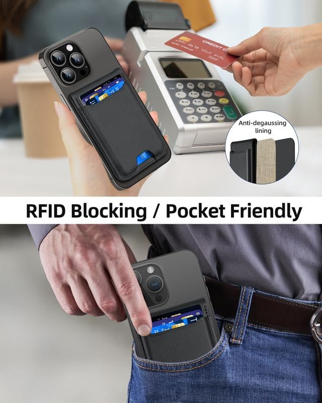 ✨️ Magnetisches Portemonnaie für iPhone 🎁 Das beste Geschenk für deinen Vater, Ehemann oder männlichen Freund