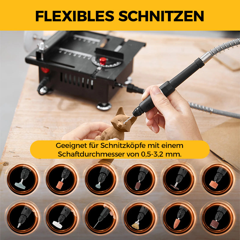 🗜️Multifunktionale Präzisions-Mini-Tischkreissäge