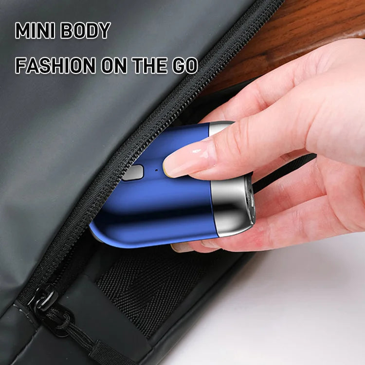 ✨HOT SALE✨2024 Neues Upgrade Taschenrasierer USB Mini Rasierer für Männer Wiederaufladbar Wasserdicht Kompakt Elektrischer Rasierer für Zuhause, Auto, Reisen