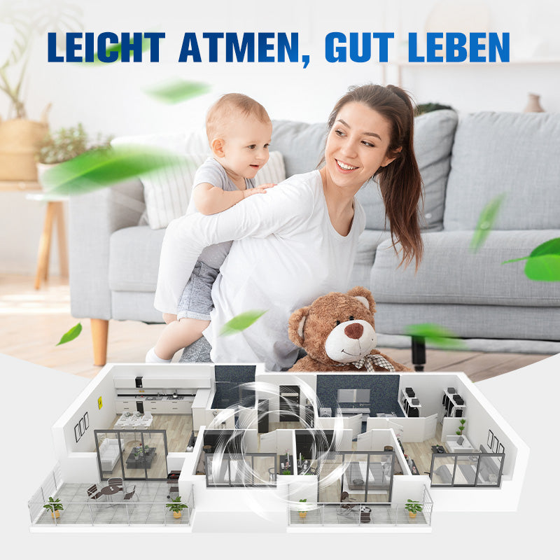 🏅Super Saugkraft🌪️Multifunktionaler, leistungsstarker, leiser Abluftventilator