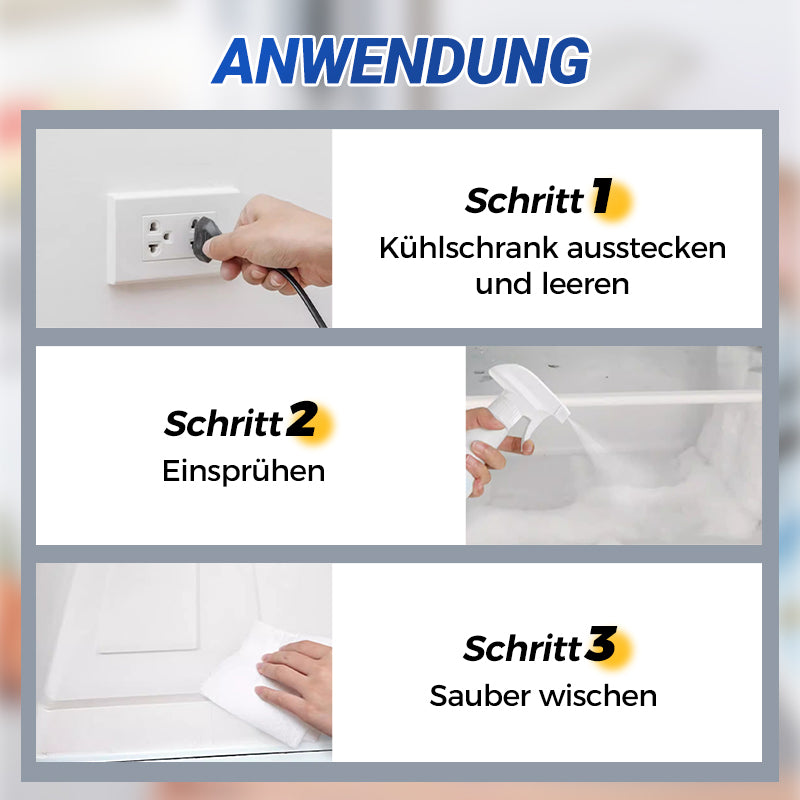 🎁 3 kaufen, 2 gratis!🎁 Leistungsstarkes Auftauspray für Kühlschrank und Gefrierschrank