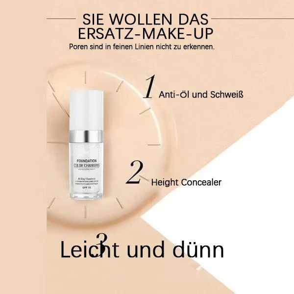 🎁Letzter Tag - Kaufe 2 und erhalte 1 gratis🎉Farbwechselnde Foundation für reife Haut