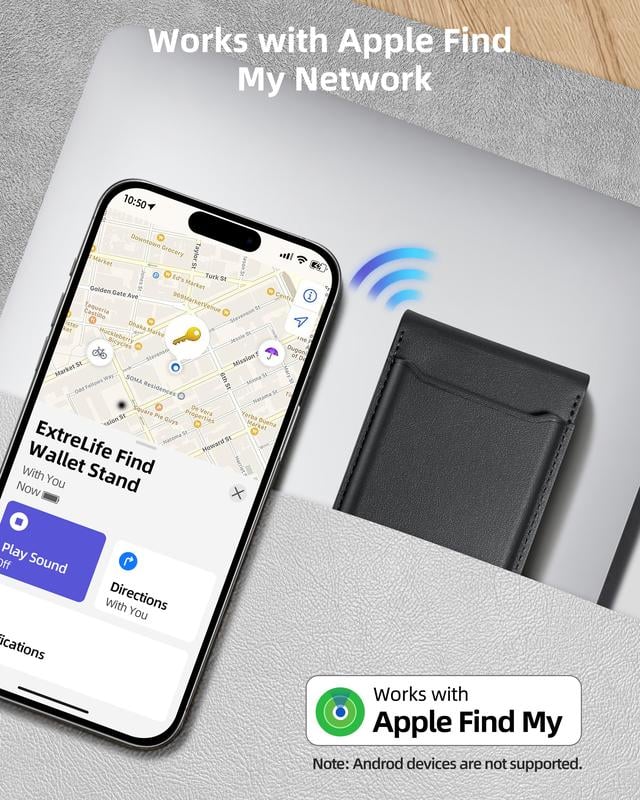 ✨️ Magnetisches Portemonnaie für iPhone 🎁 Das beste Geschenk für deinen Vater, Ehemann oder männlichen Freund