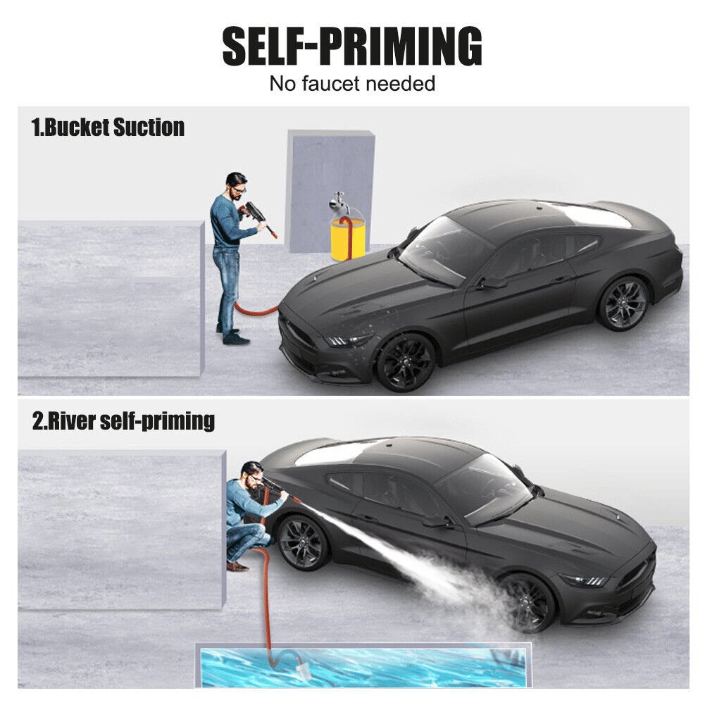 🚗👍Schnurlos tragbare Hochdruckwassersprühpistole