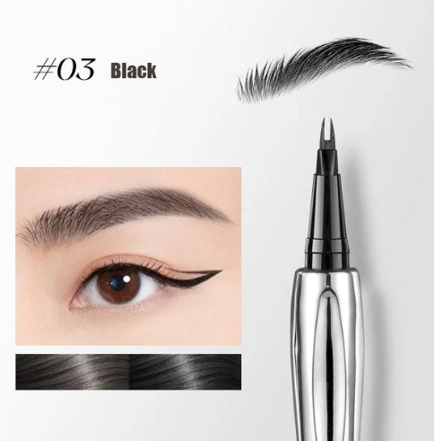 ✨Micro-Fork Spitzenstift Lang anhaltender wasserfester Augenbrauenstift