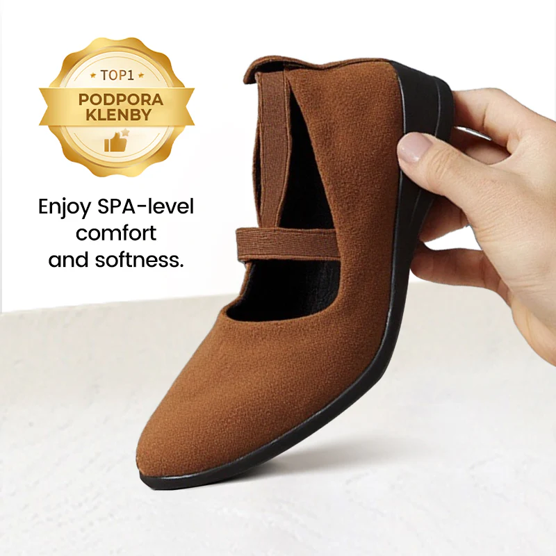 🔥Hot Sale🔥Elegante solide Farbe Elastische Riemen Niedrige Keilschuhe