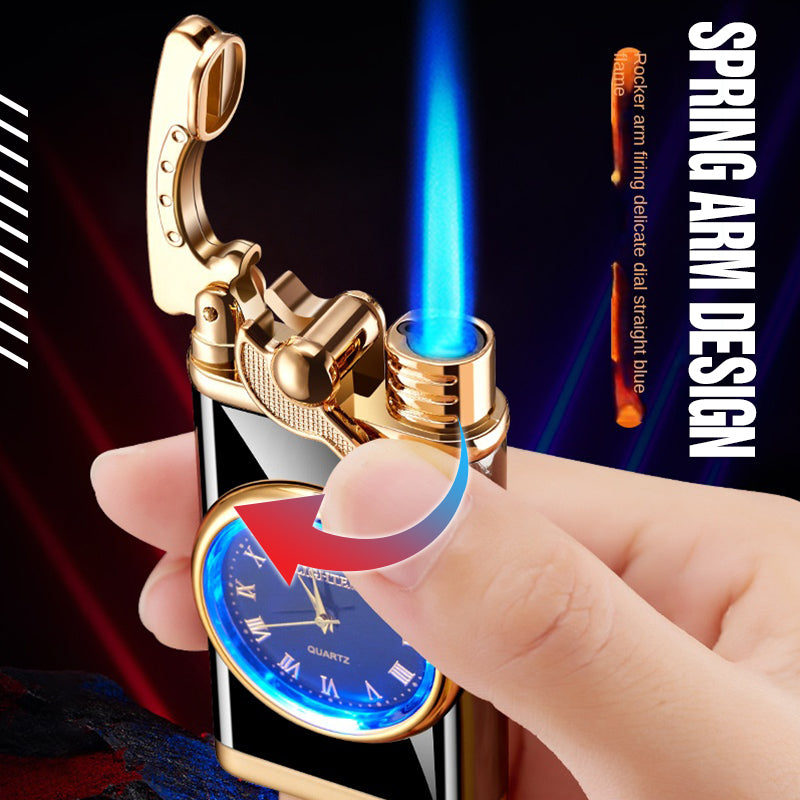 🔥2025Heißer Verkauf🔥 Creative Dial Rocker Arm aufblasbares Feuerzeug