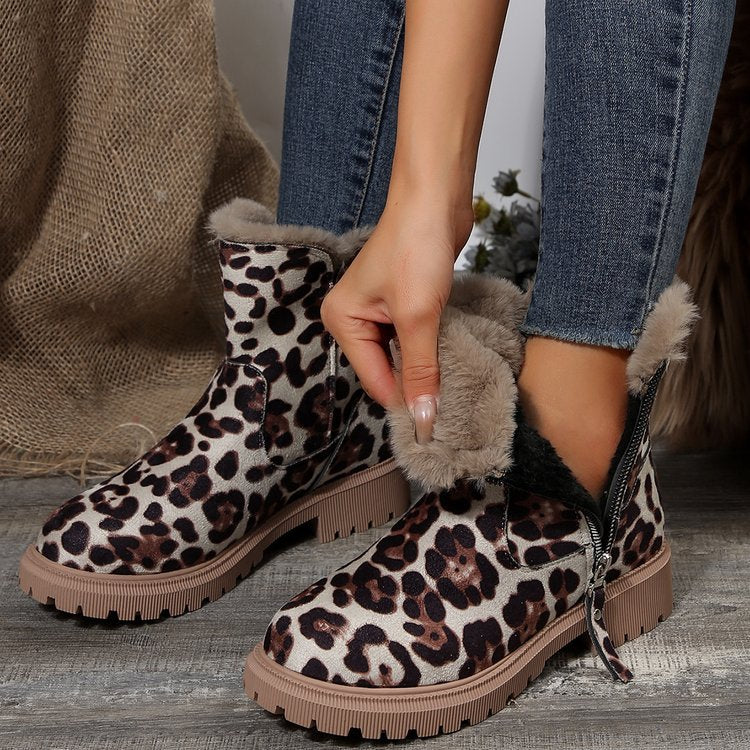 ❄️Damen-Winter-Fleece-Schneestiefel⚡Neu eingetroffen Sale-50 % Rabatt