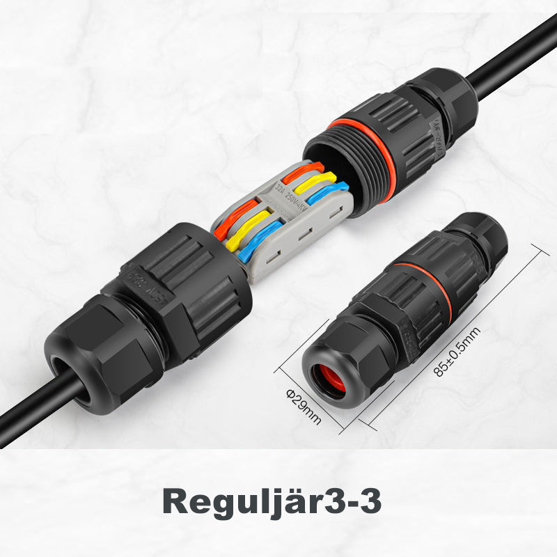 đ„49% Rabatt auf heiĂe VerkĂ€ufeâ
Wasserdichte elektrische Verdrahtungssteckverbinder fĂŒr den AuĂenbereich