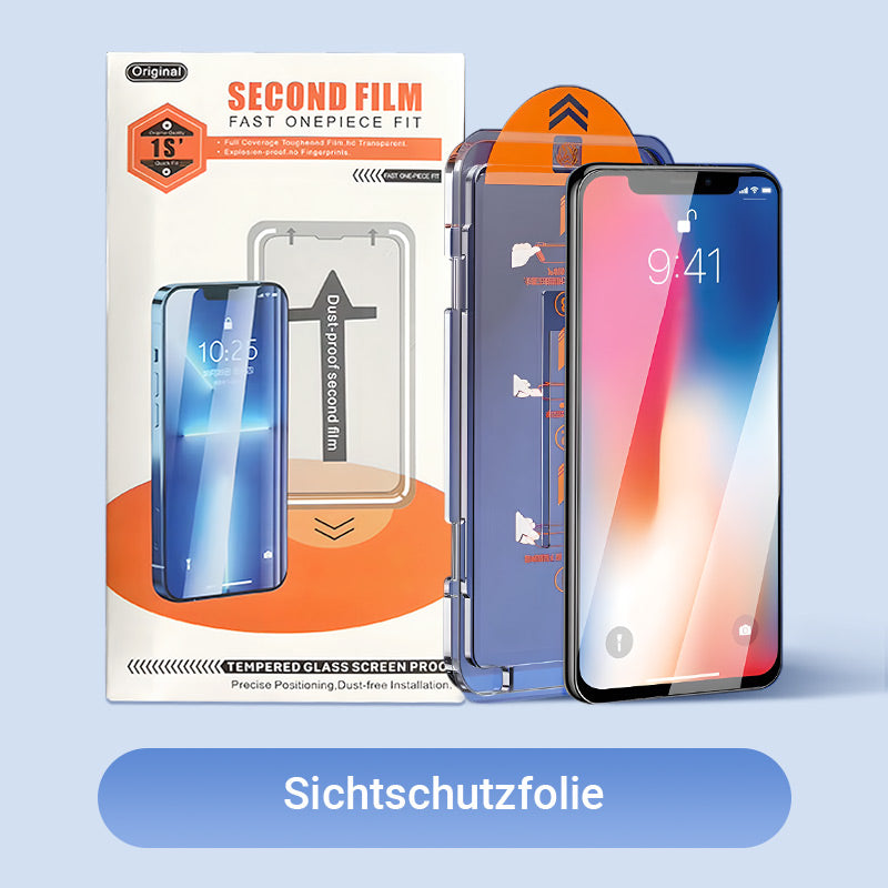 š„ 50% RABATT š„ 4K HD / Anti-Spion GehƤrtetes Glas Display-Schutzfolie mit Staubentfernung für iPhone ā Einfache Installation!