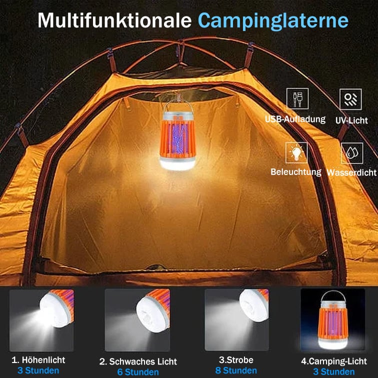 ⏳Begrenzte Zeit 44% Rabatt💥Multifunktionale Solar-Camping-Mückenvernichtungslampe