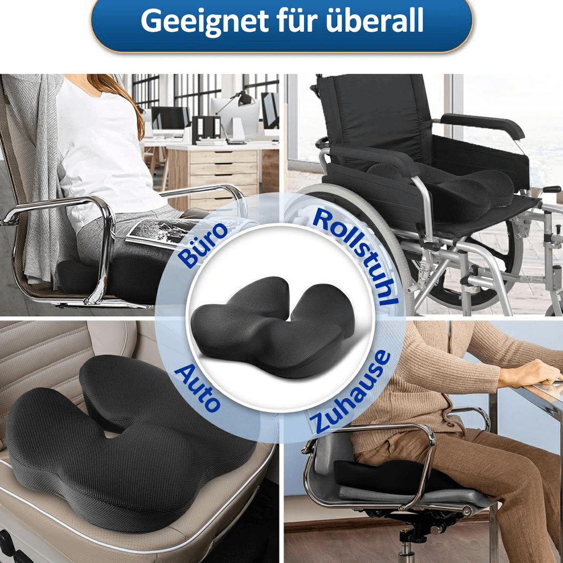 ✨LETZTER TAG VERKAUF 50% RABATT✨Ergonomisches Sitzkissen aus Memory-Schaumstoff